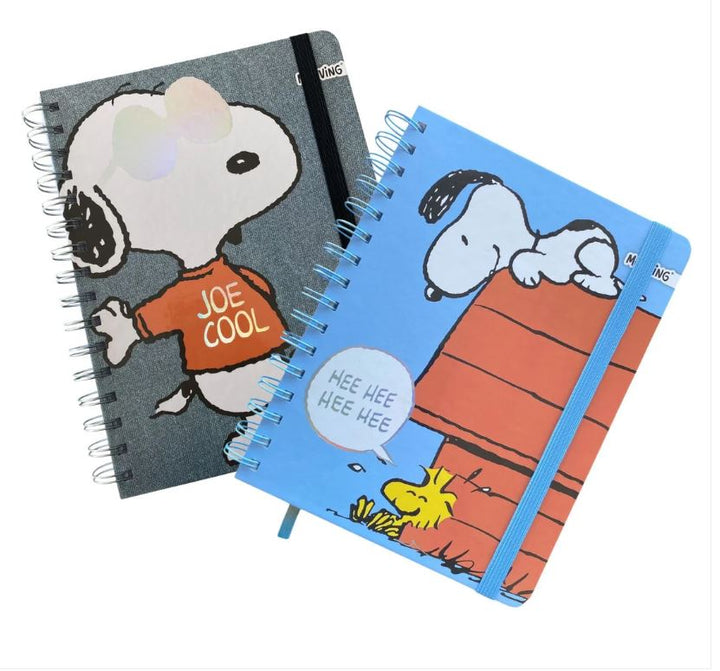 LIBRETA ESPIRAL SNOOPY HOJAS LINEADAS 96HJS A5