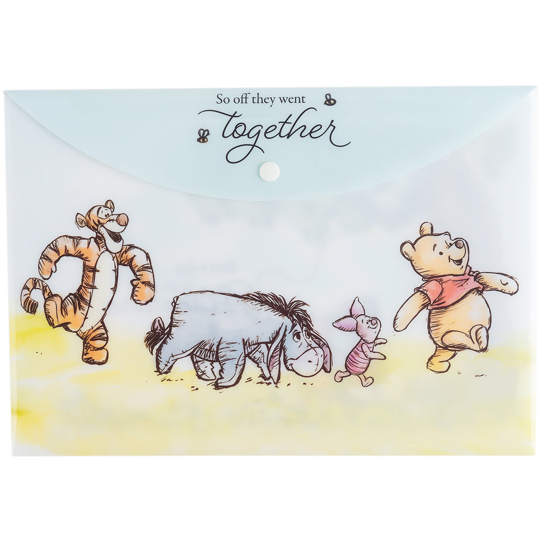 SOBRE CON BOTON A4 WINNIE DE POOH
