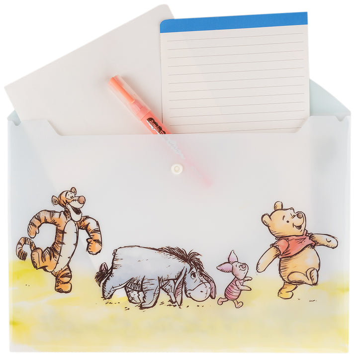 SOBRE CON BOTON A4 WINNIE DE POOH