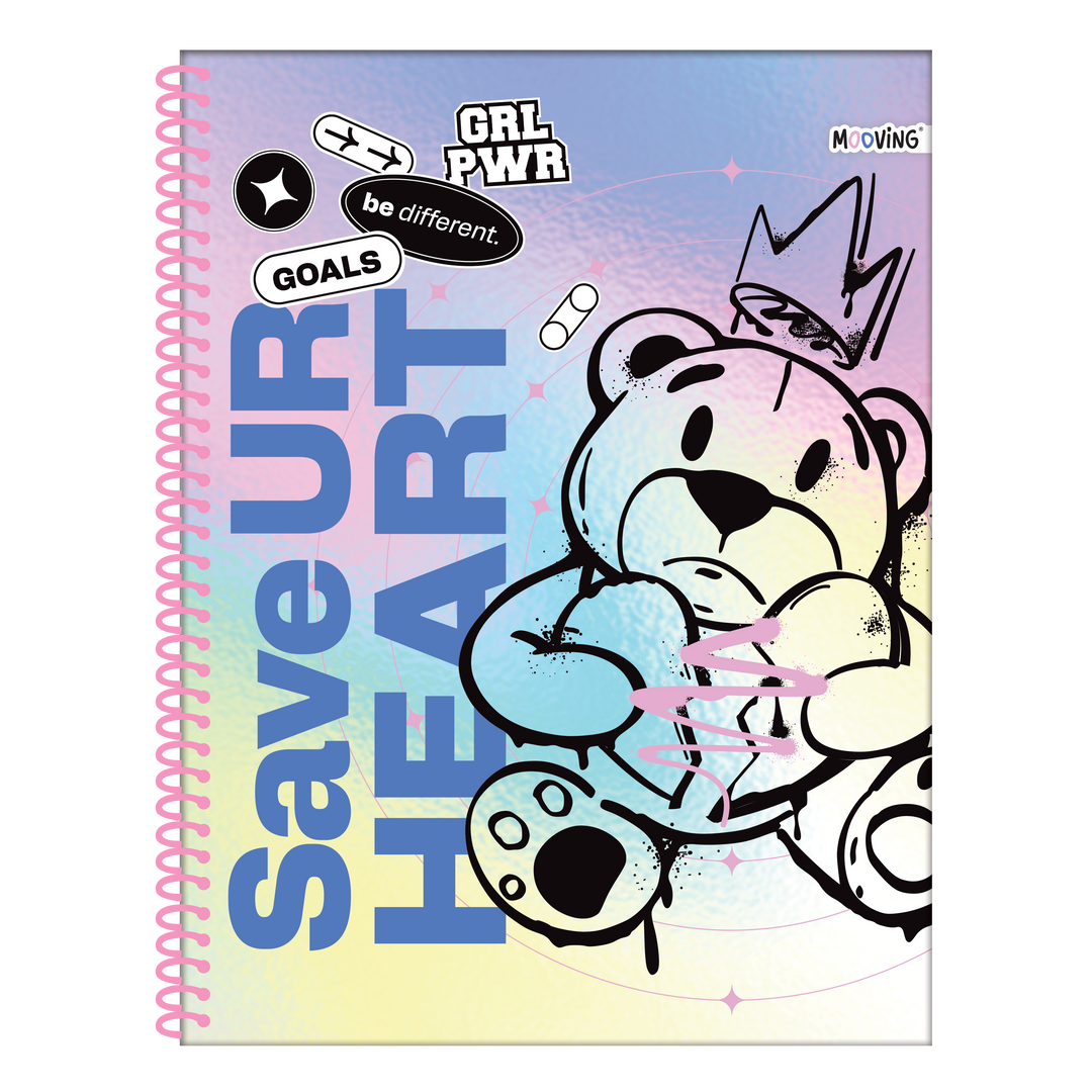 CUADERNO GIRLS 3 MATERIAS