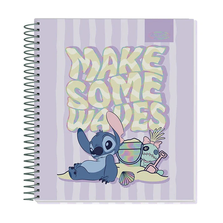 CUADERNO BOOK ARTEL Stitch Waves 120 Hojas