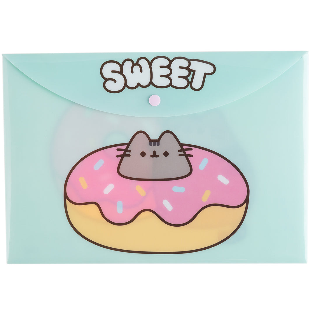 Sobre PP A4 Con Botón Pusheen - Mooving