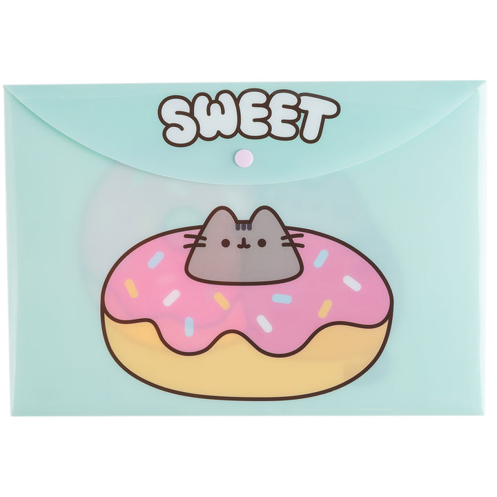 Sobre PP A4 Con Botón Pusheen - Mooving