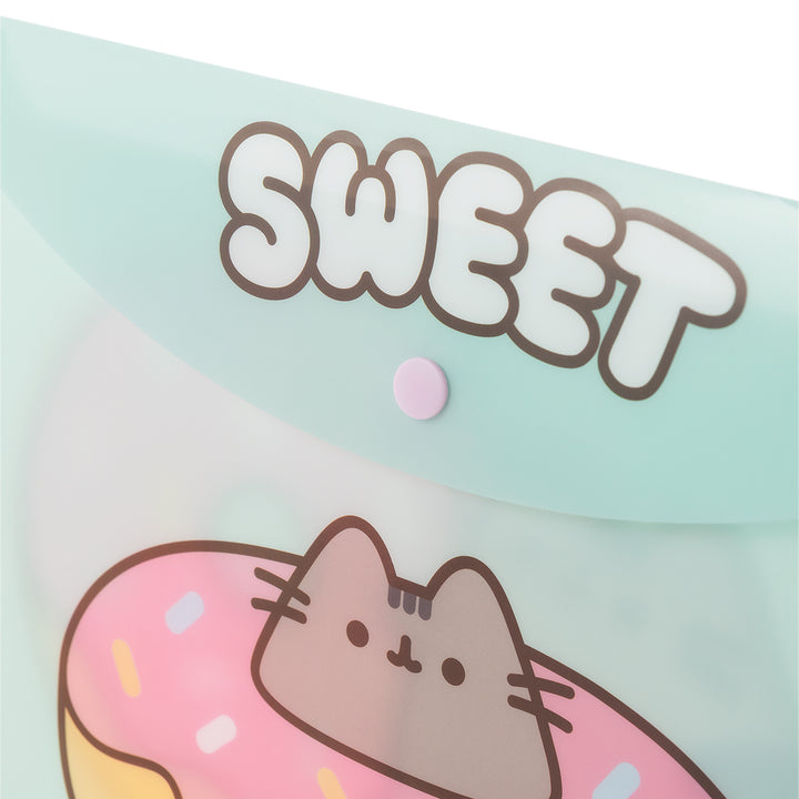Sobre PP A4 Con Botón Pusheen - Mooving