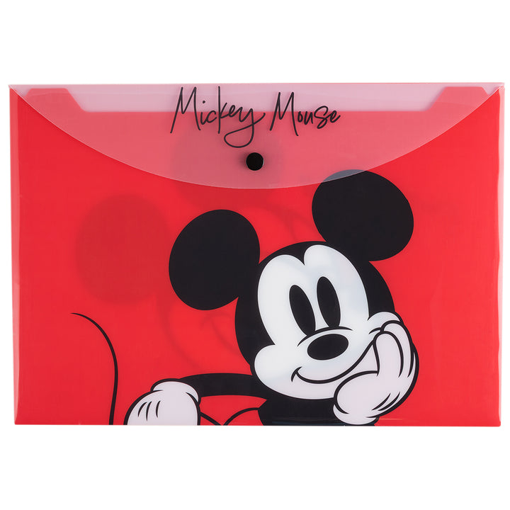 SOBRE CON BOTON A4 MICKEY AND FRIENDS
