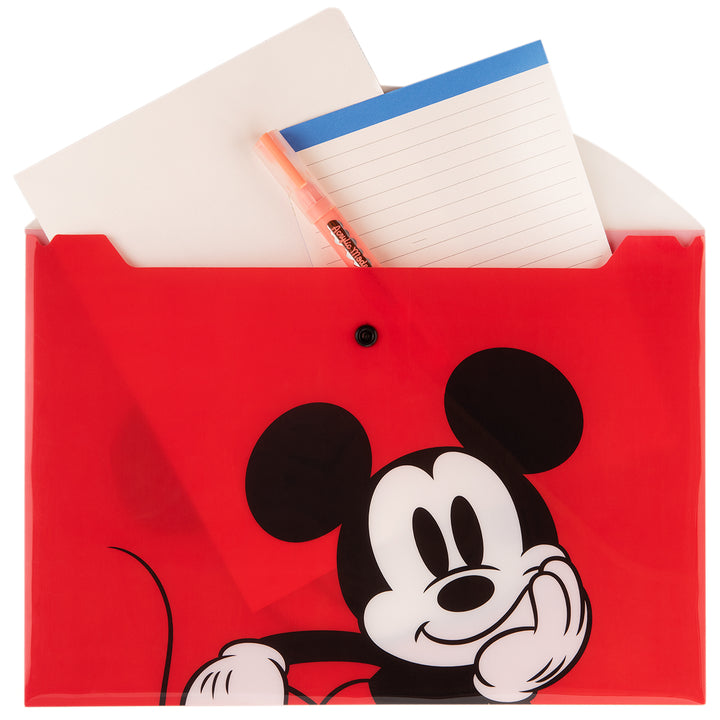 SOBRE CON BOTON A4 MICKEY AND FRIENDS