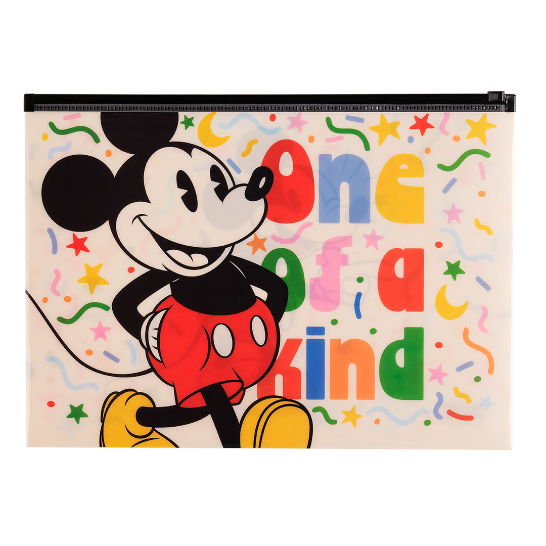 SOBRE A4 CON CIERRE ZIP MICKEY AND FRIENDS
