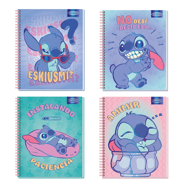 CUADERNO 100 HOJAS STITCH