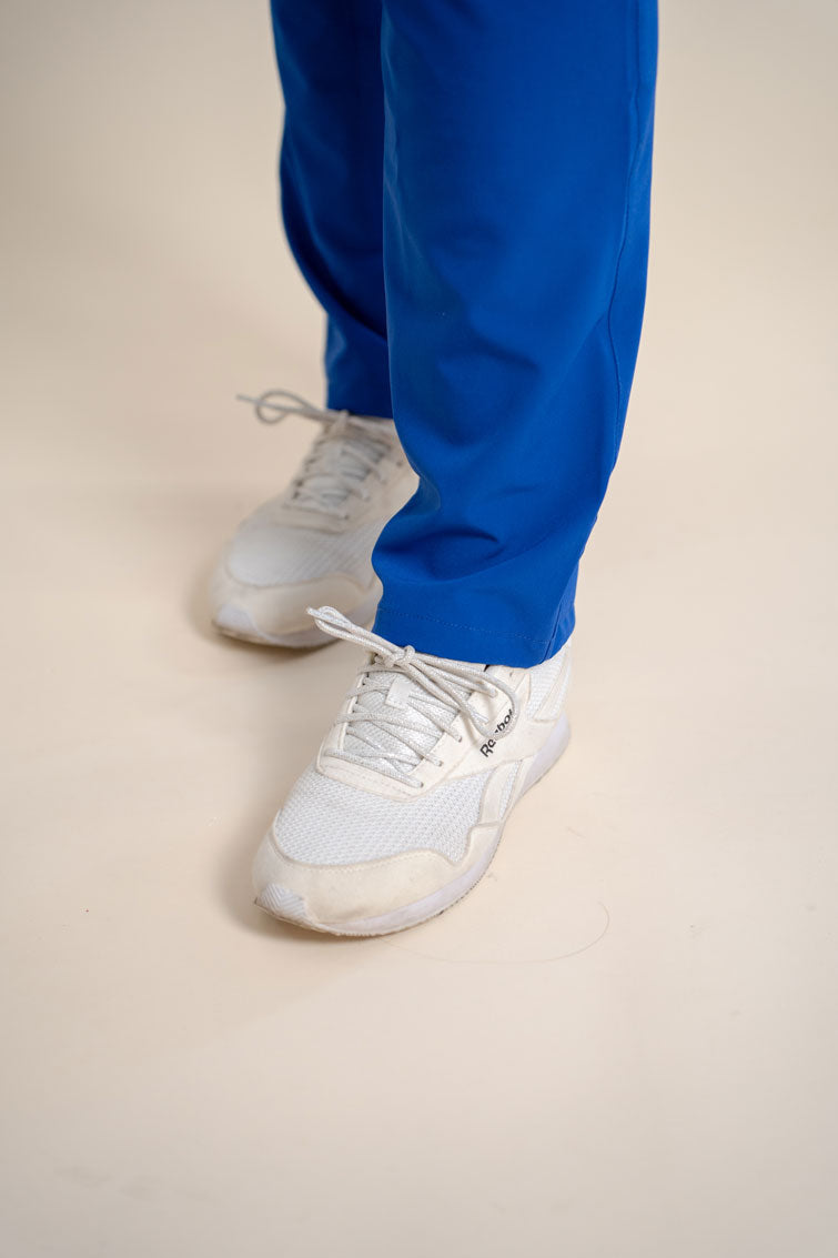 Pantalón Mujer Recto Azul Rey