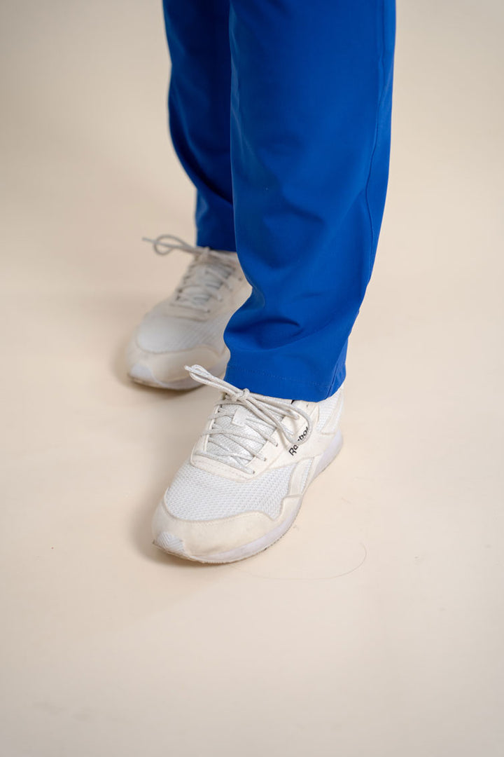 Pantalón Mujer Recto Azul Rey