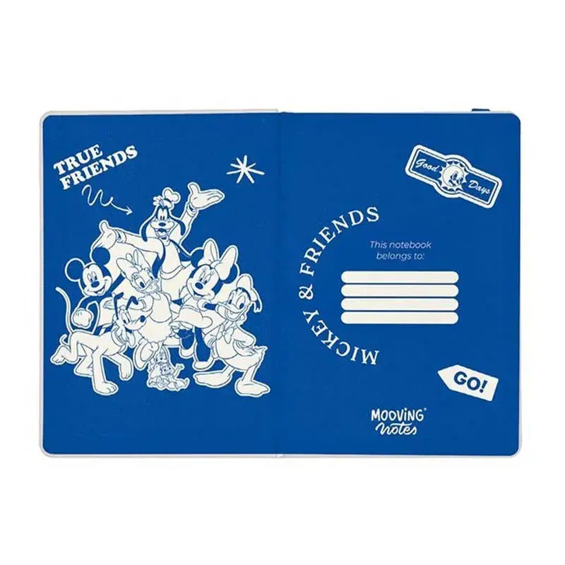 Mooving Notes A5 Tapa Dura Rayado Mickey & Friends