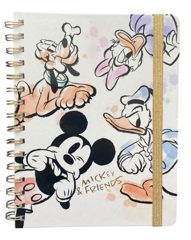 LIBRETA ESPIRAL MICKEY HOJAS LINEADAS 96HJS A5