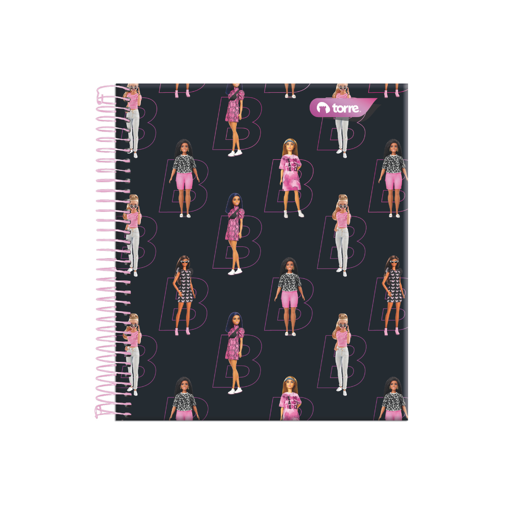 Cuaderno universitario Barbie Torre Triple