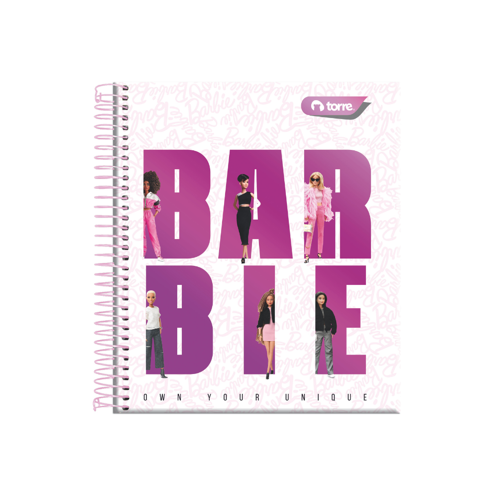 Cuaderno universitario Barbie Torre Triple