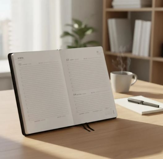 AGENDA BLACK 15X21 pagina por dia