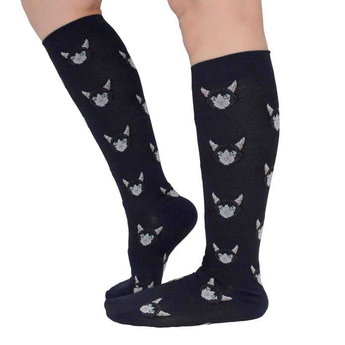 Medias de Compresión Caritas de Gato S/M