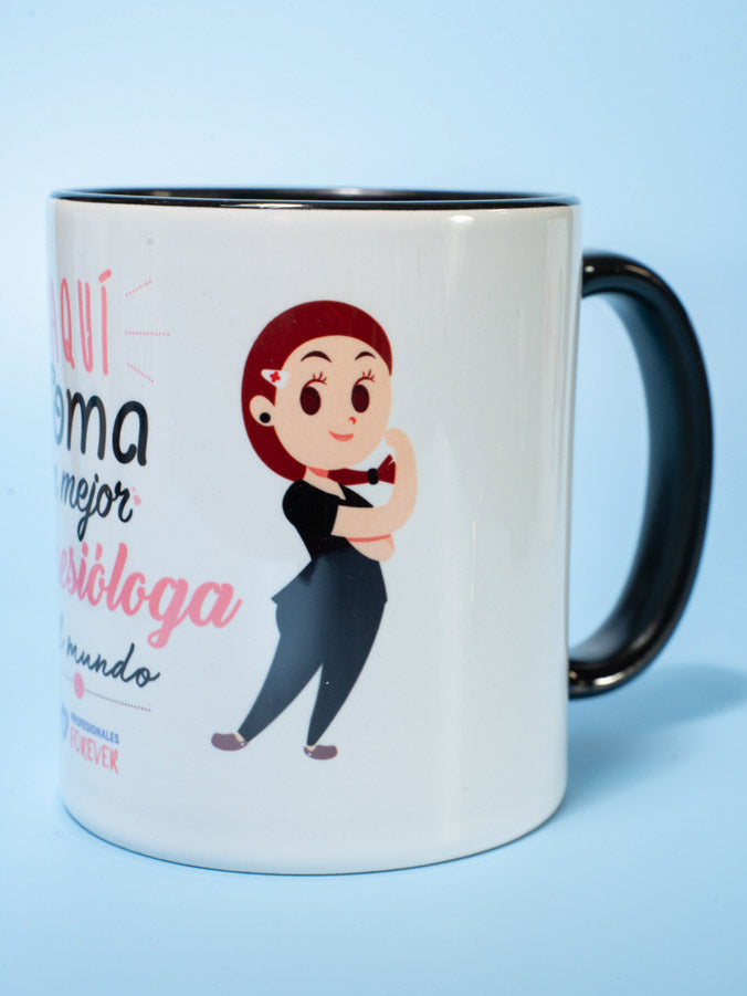 Taza Normal Aquí toma la mejor Kinesióloga del mundo