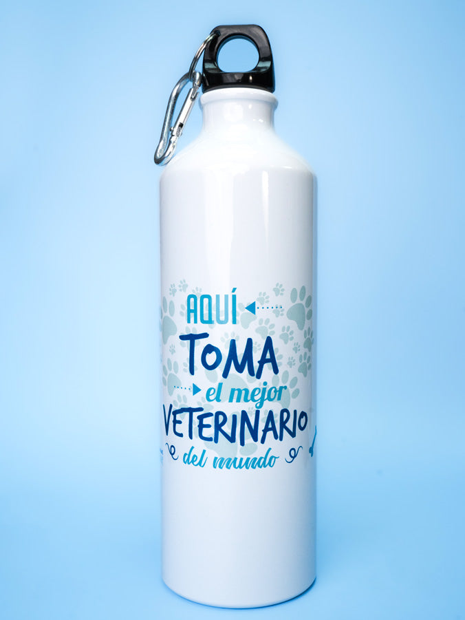 Cantimplora 600 ML "Aquí toma el Mejor Veterinario del Mundo"