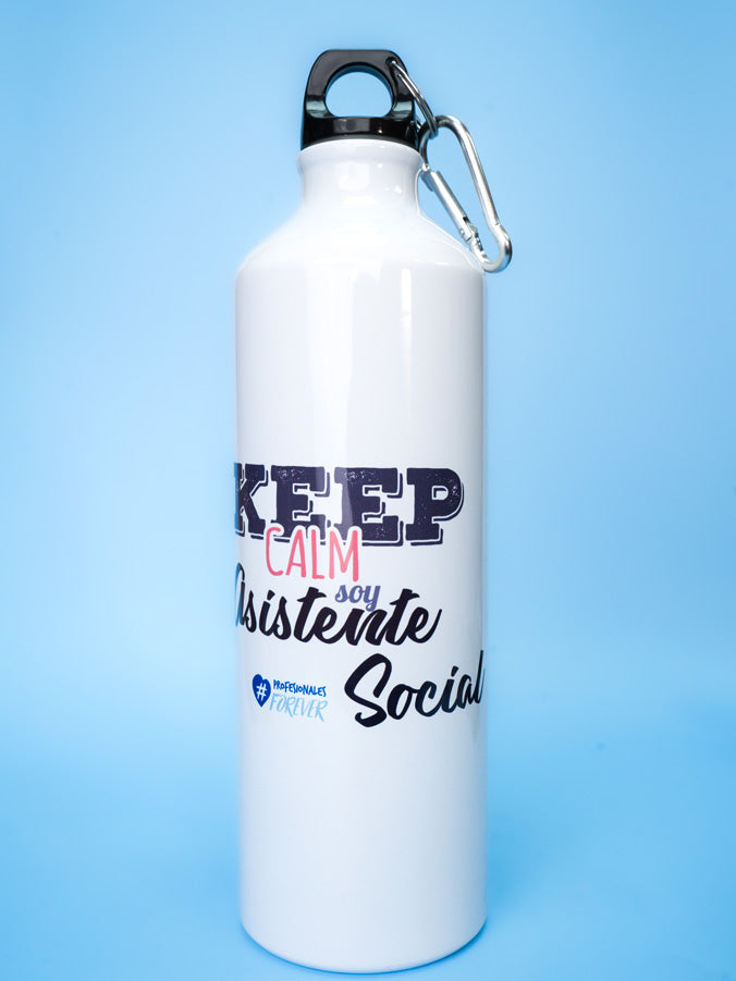 Cantimplora 600 ML "Keep Calm soy Asistente Social"