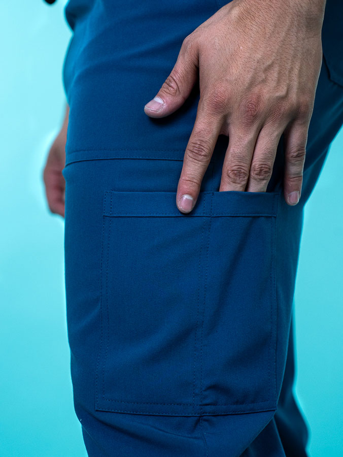 PANTALON HOMBRE RECTO AMARAL VERDE PETROLEO