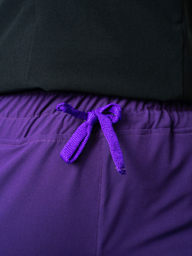 Pantalón Mujer Recto Morado Obispo