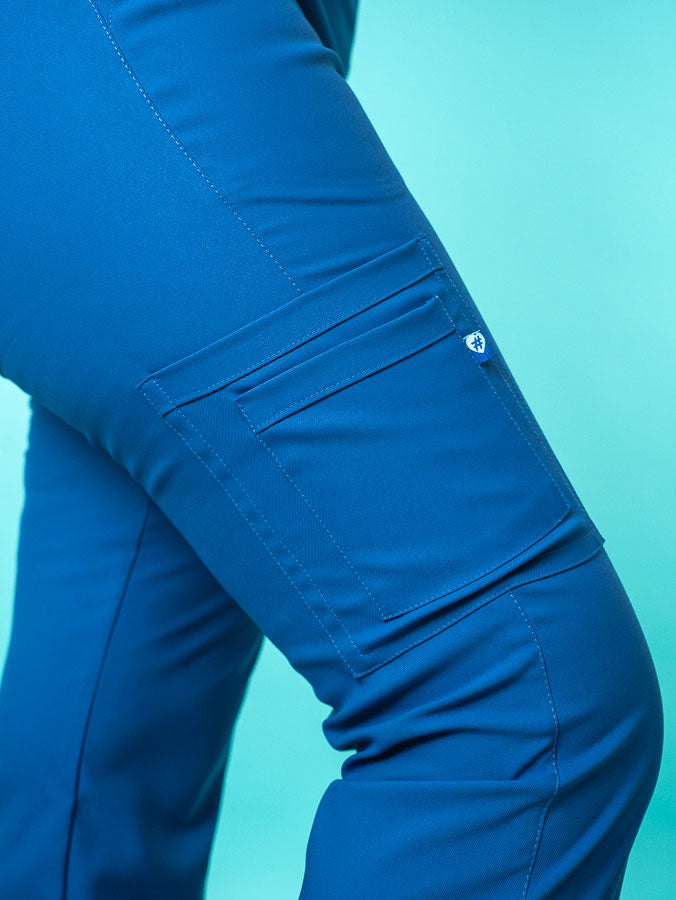 PANTALON AMARAL AZUL PAQUETA VELA