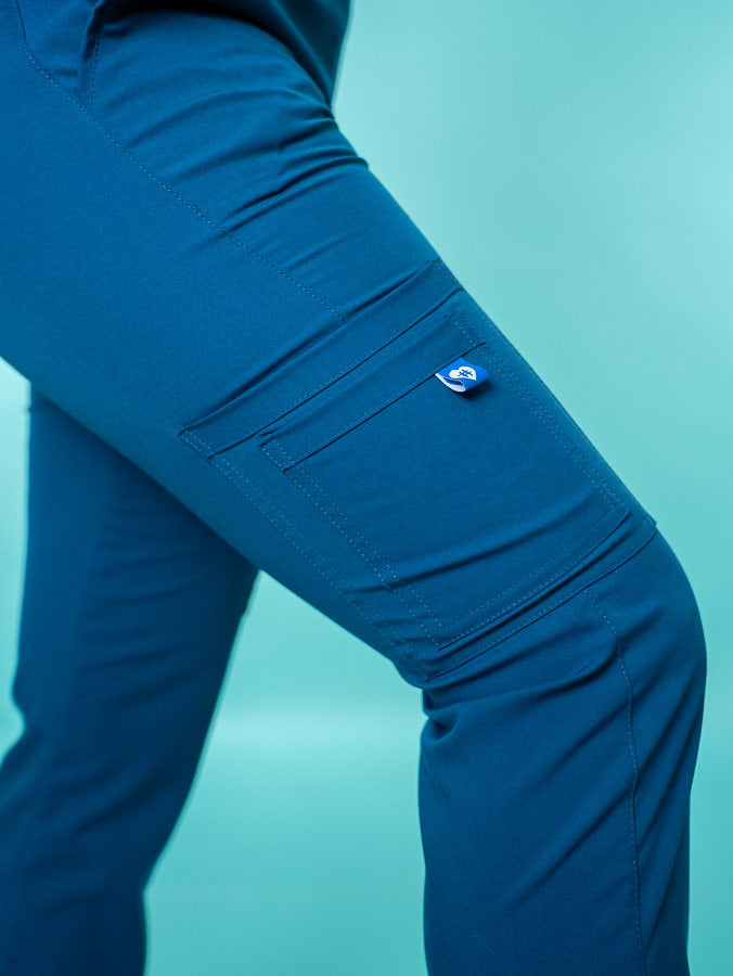 PANTALON AMARAL AZUL PETROLEO
