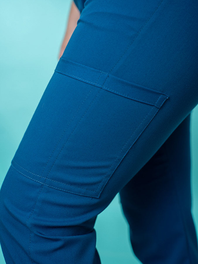 PANTALON AMARAL AZUL PETROLEO