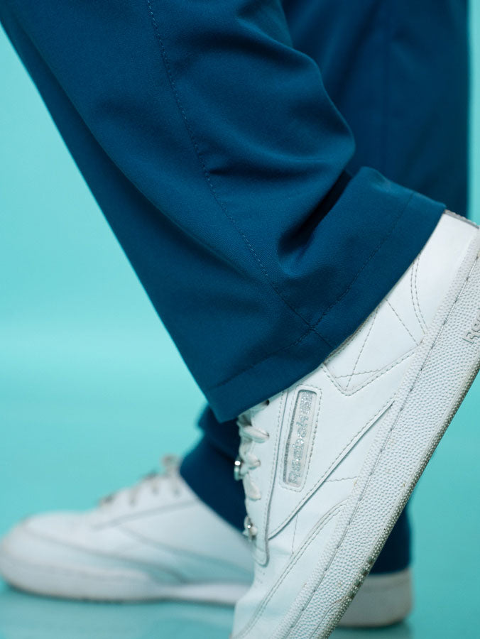 PANTALON AMARAL RECTO AZUL PETROLEO