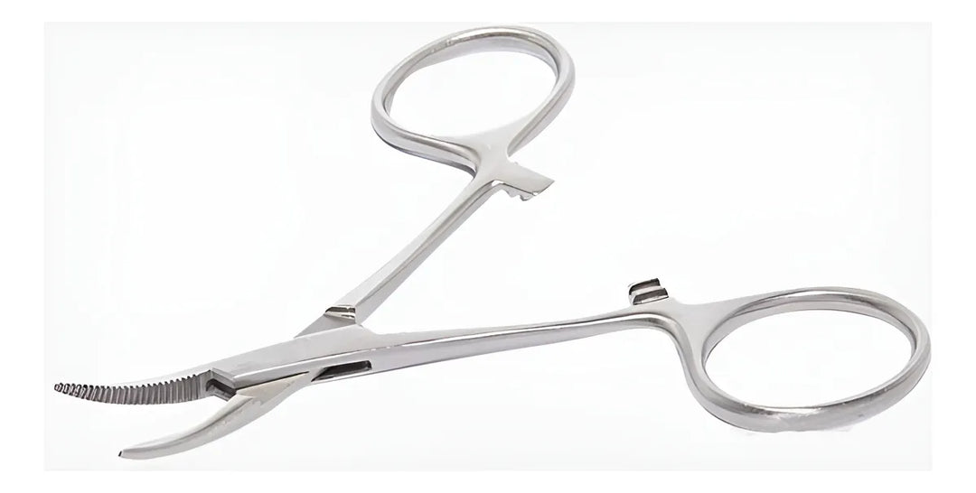 Pinza Micro Mosquito Curva 10cm