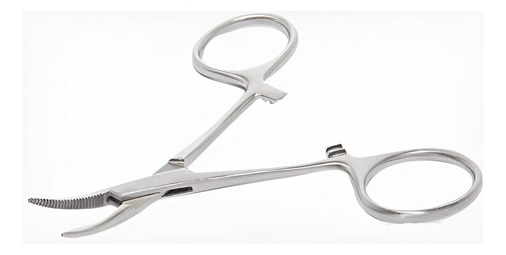 Pinza Micro Mosquito Curva 10cm