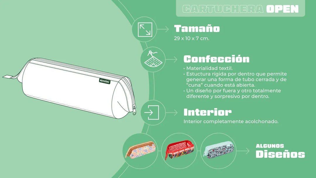 Mooving - Cartuchera Open Snoopy