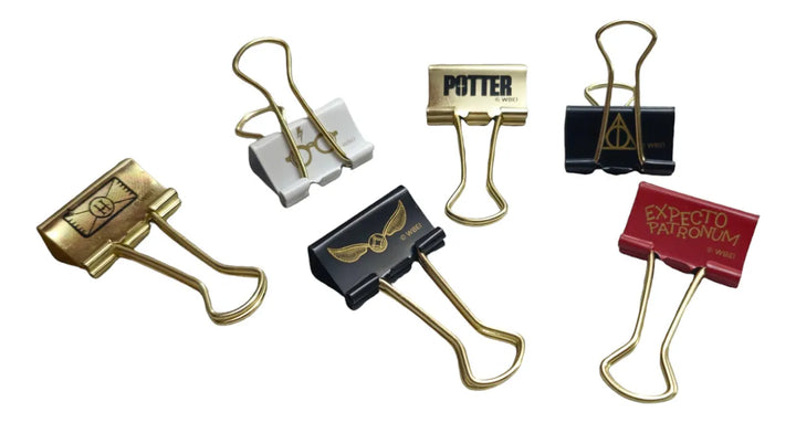 Mooving - Binder Clips 25mm x 6 Harry Potter