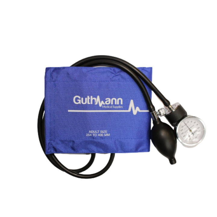 Kit de Toma Presión Aneroide más Fonendoscopio Guthmann – Adulto Azul