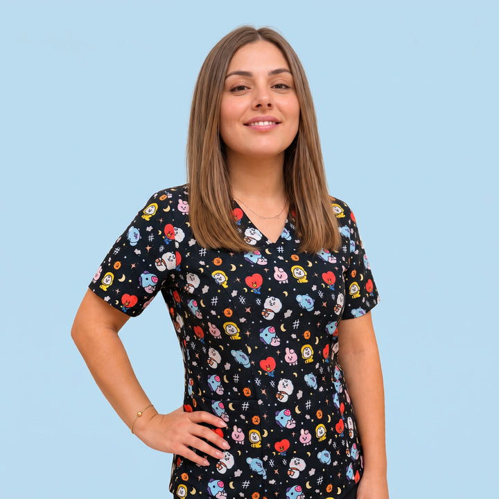 Top Antifluido Bt21 Negro