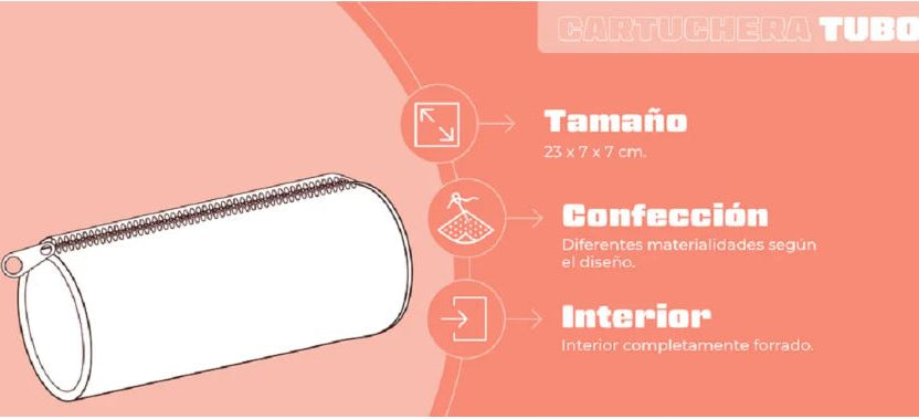 Estuche para Lápices Tubo Snoopy Black