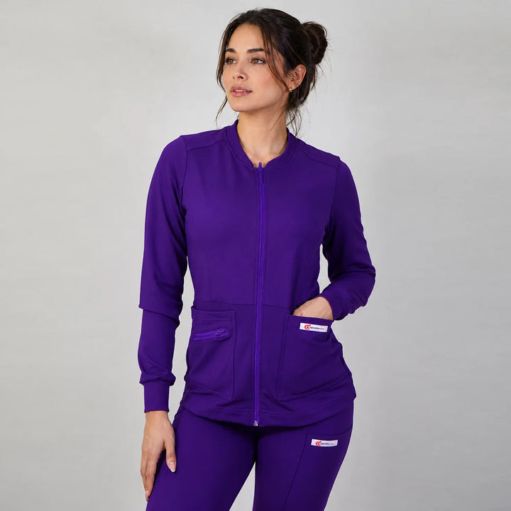 Polerón Clínico Mujer Morado PFC-4