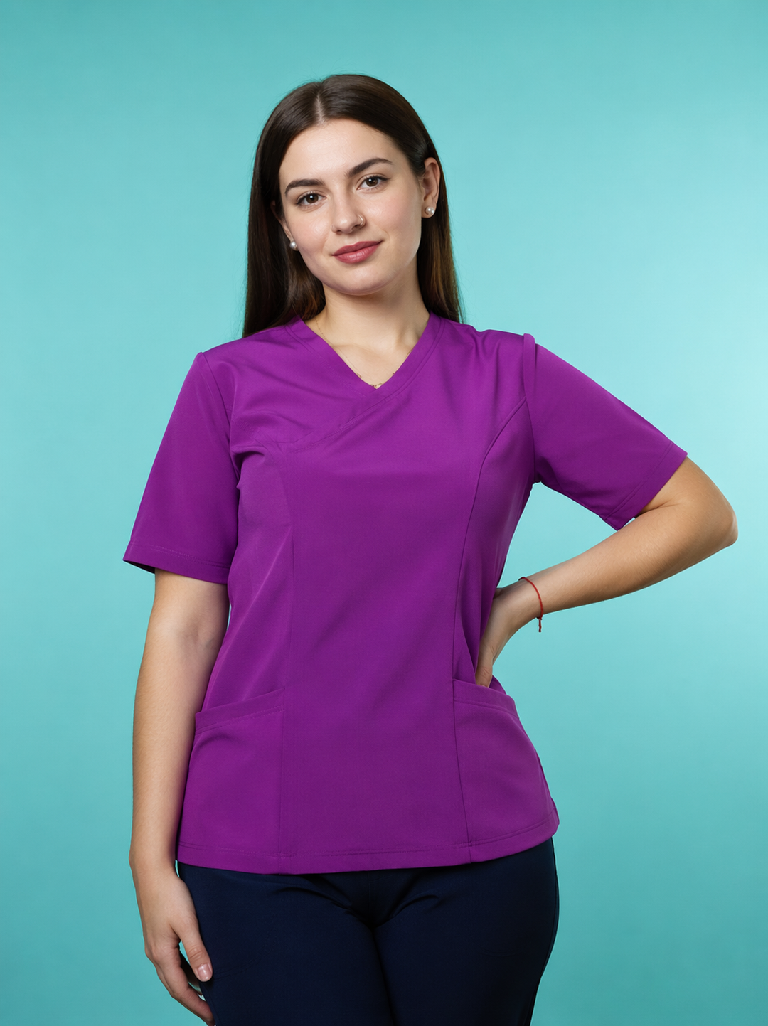 Top Mujer Sin-Tachas Violeta