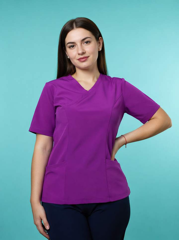 Top Mujer Sin-Tachas Violeta