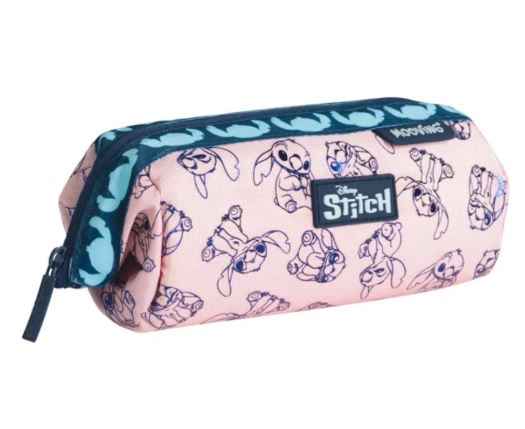 ESTUCHE OPEN! STITCH ROSA