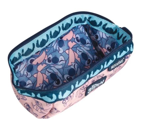 ESTUCHE OPEN! STITCH ROSA