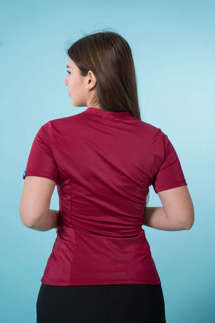 Top Lycra Burdeo