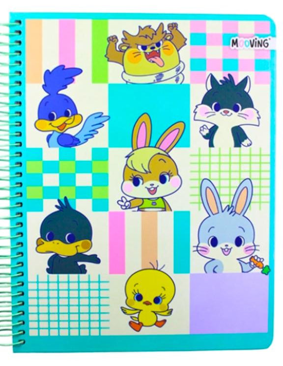 CUADERNO UNIVERSITARIOS LOONEY TUNES GOKKO 100 HOJAS