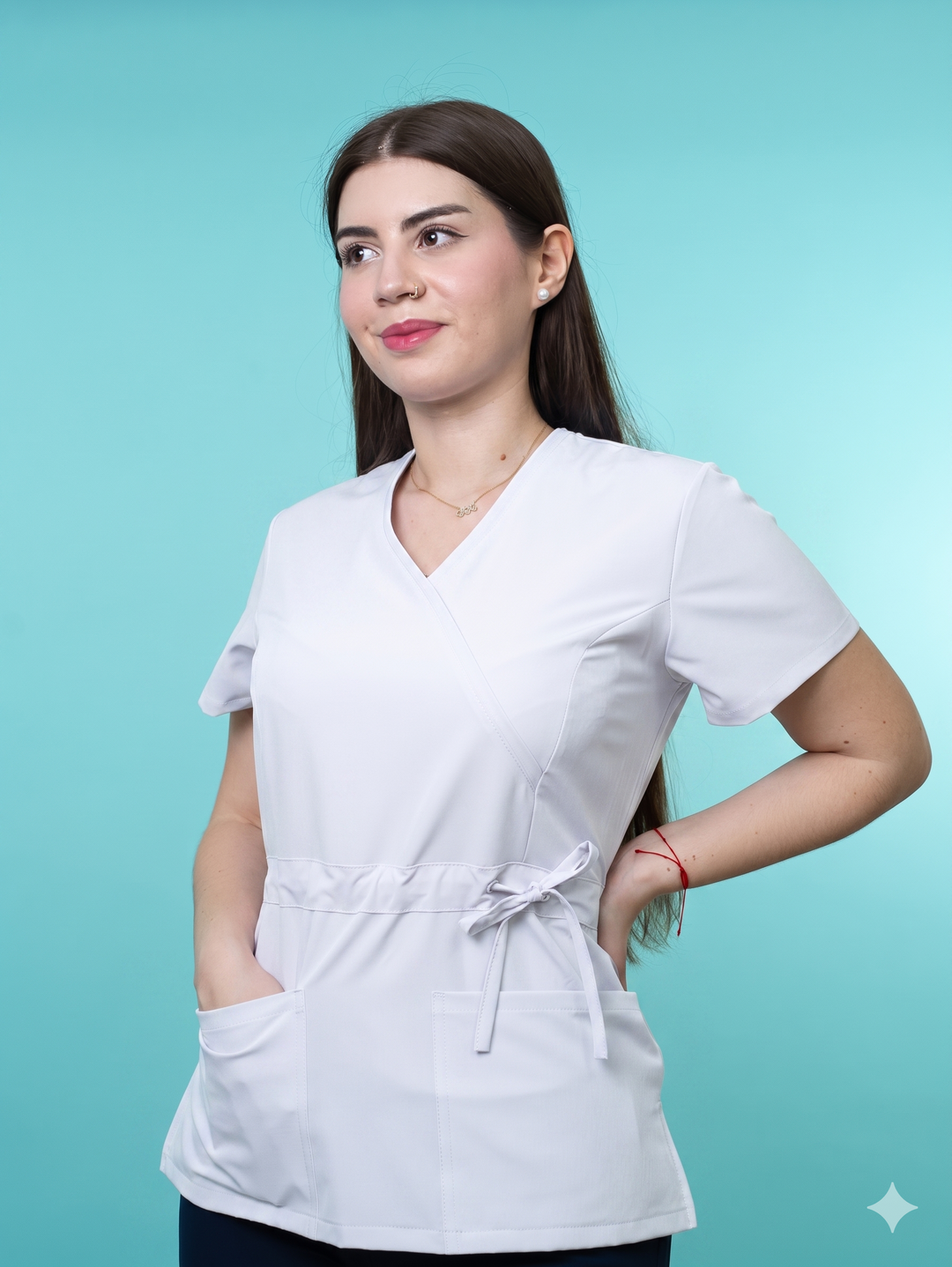 Top Mujer Cinta Blanco