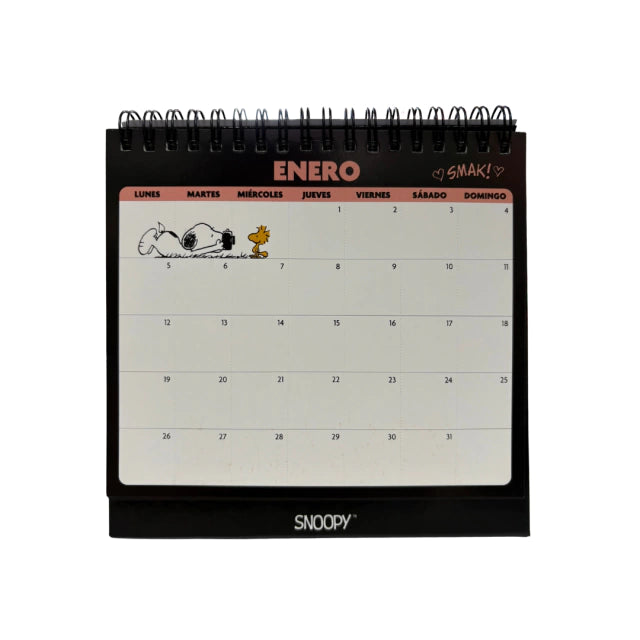 Calendario de Escritorio 2026 Snoopy