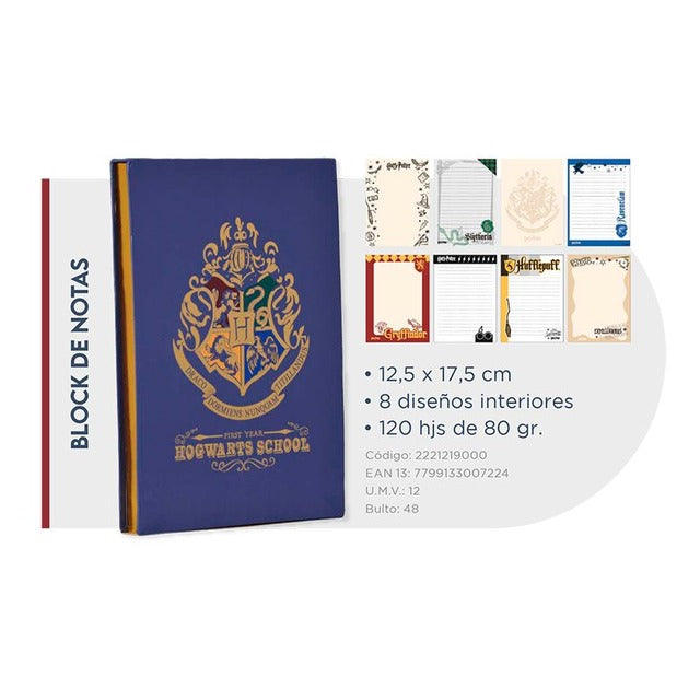 Mooving - Block de Notas Harry Potter