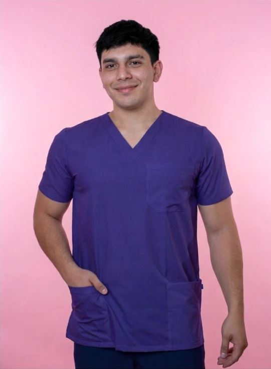 Top Hombre Morado Obispo