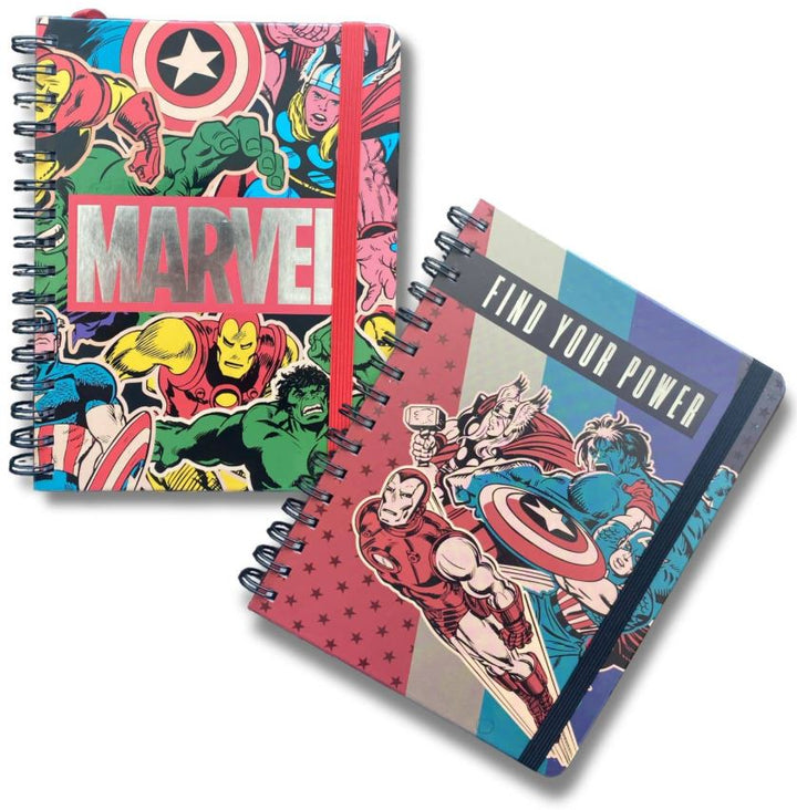 LIBRETA ESPIRAL MARVEL HOJAS LINEADAS 96HJS A5
