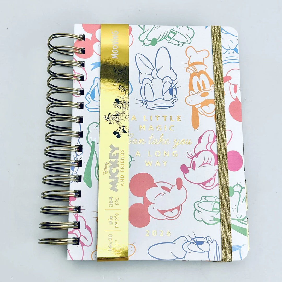 Mooving - Agenda 2026 Diaria Mickey & Friends