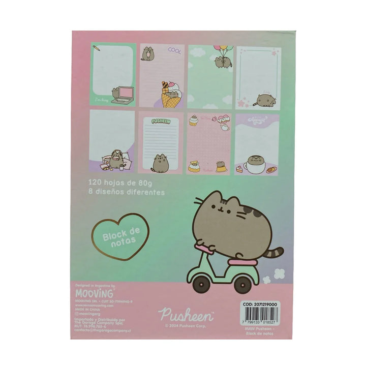 Mooving - Block de Notas - Maw Pusheen
